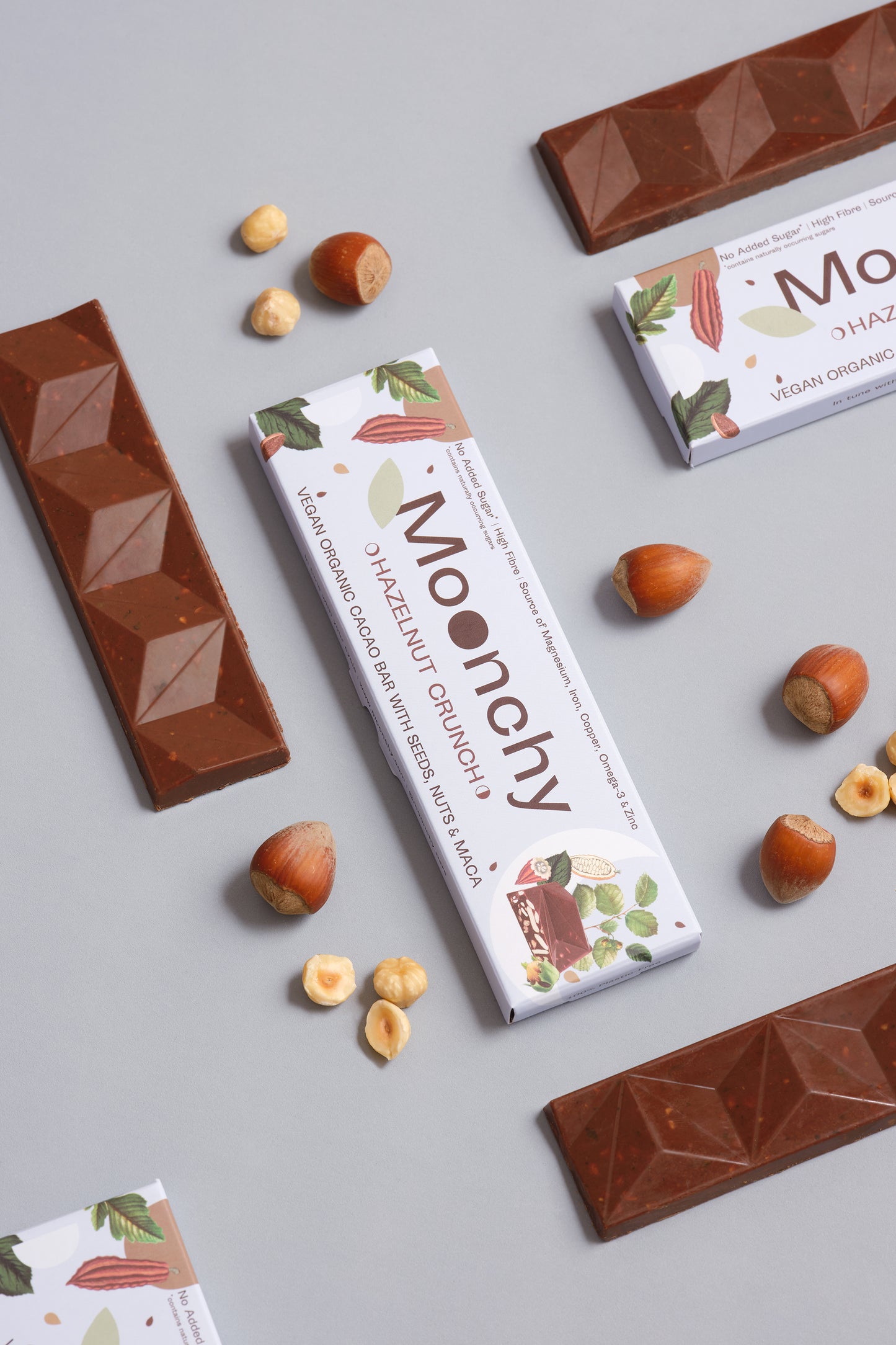Moonchy Hazelnut Crunch Box (8 Bars)
