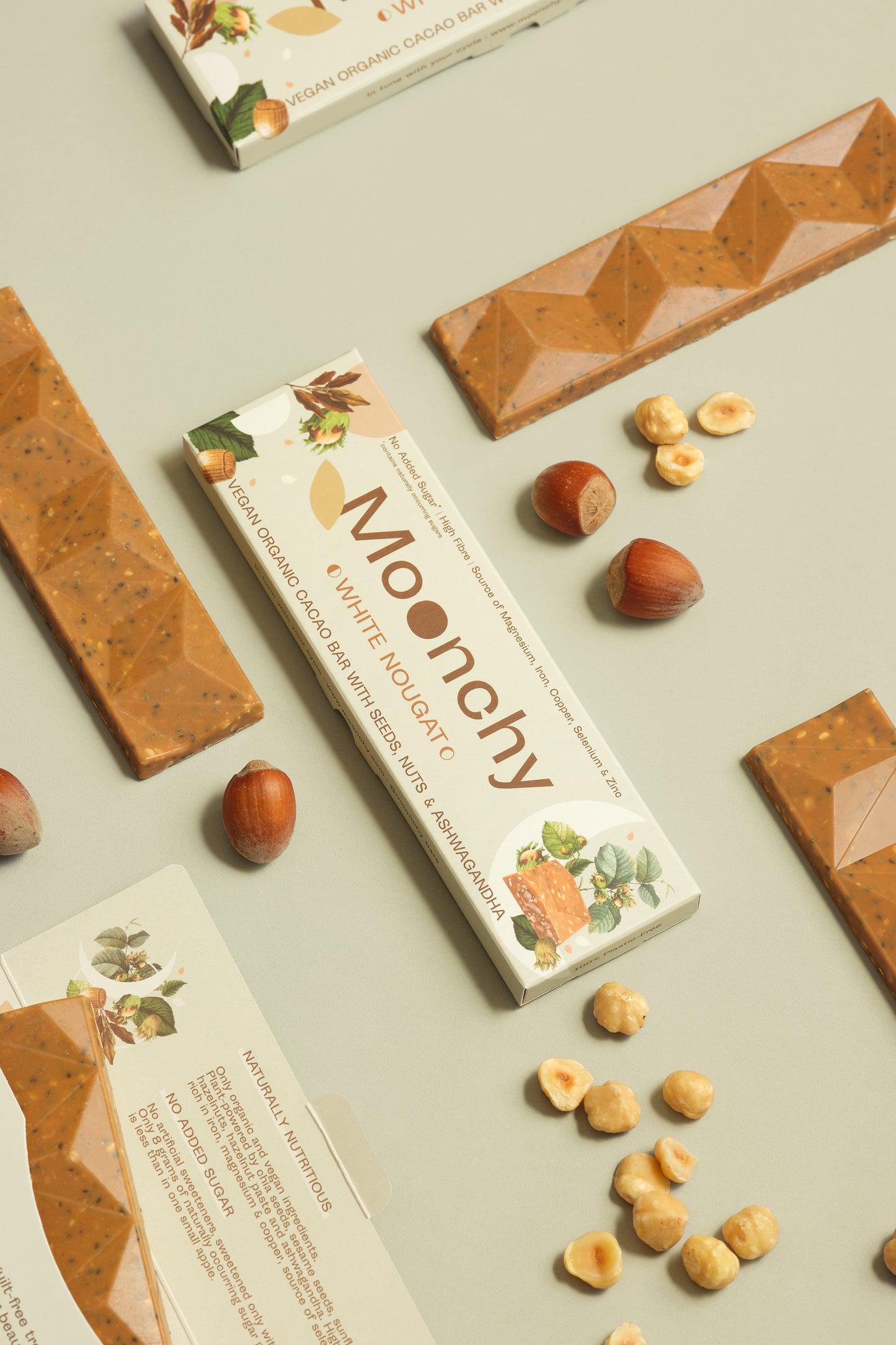 Moonchy White Nougat Box (8 Bars)