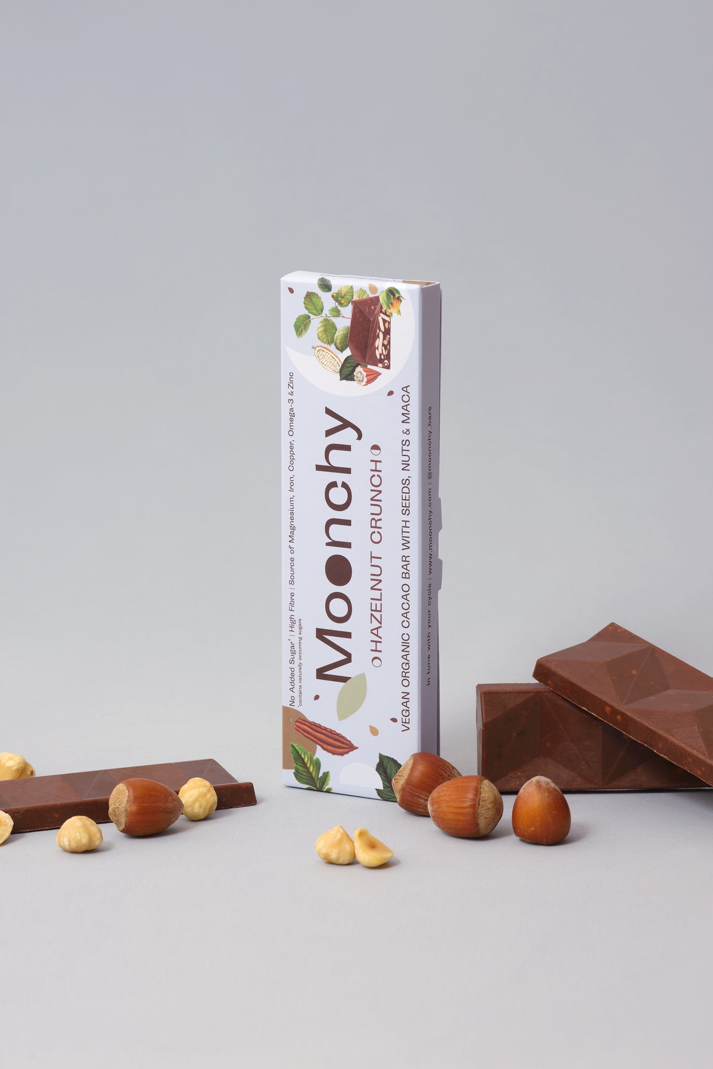 Moonchy Hazelnut Crunch Box (8 Bars)